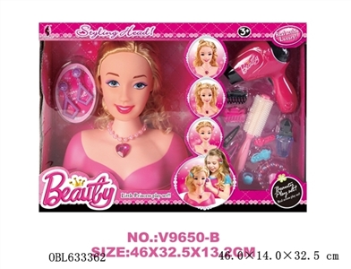Bust barbie head ornaments - OBL633362