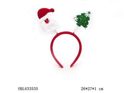 Santa Claus and tree crown - OBL633535