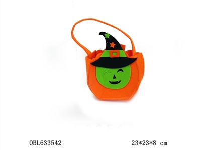 Green melon pumpkins handbag - OBL633542