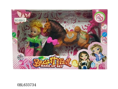 Horses with barbie - OBL633734