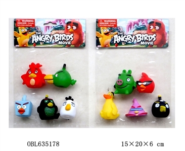 2 inch evade glue (BB) 5 Chinese angry birds bag folded card with 2 - OBL635178