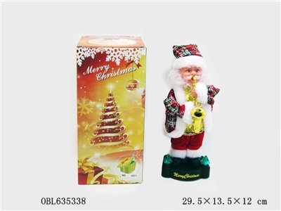 电动萨克斯圣诞老人 - OBL635338