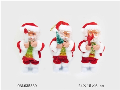 Electric three Santa Claus - OBL635339
