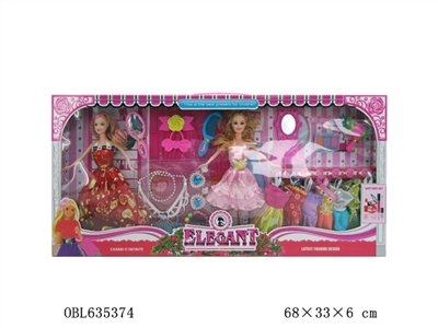 11寸实身芭芘开窗盒 - OBL635374