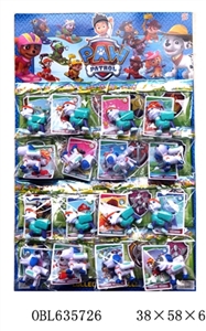 3 inch dogs patrol single card 2/16 big board functionality, can bounce off! - OBL635726