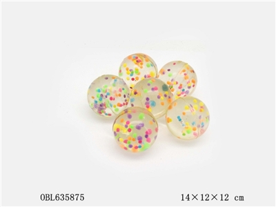 6 only 45 mm zhuang transparent beads bounce the ball - OBL635875