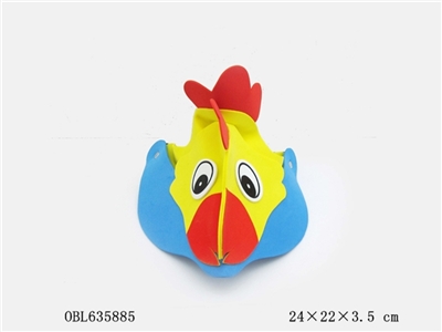 卡通公鸡EVA太阳帽 - OBL635885