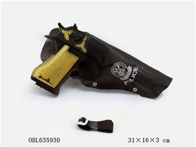 金色火石枪配枪套腰带 - OBL635930