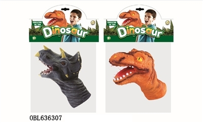 Dinosaur head hand puppets - OBL636307