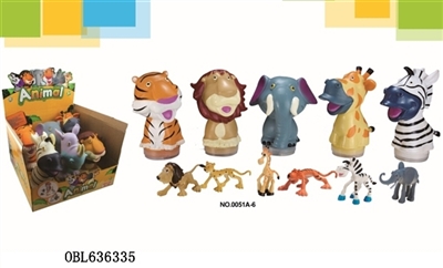 Cartoon animals tank (including 6 small animals) - OBL636335