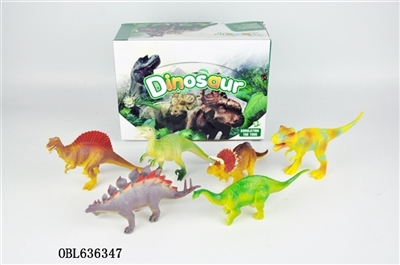 Polyvinyl chloride cartoon dinosaur - OBL636347