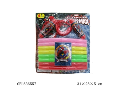 Spiderman jumping rope with hula hoops 2 in 1 set - OBL636557