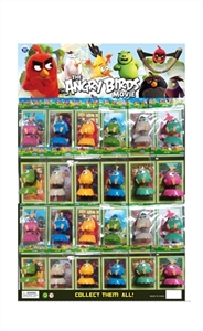 1.8 -inch shook his head angry birds Base single opp bags, 6 a big plate (24) - OBL636673