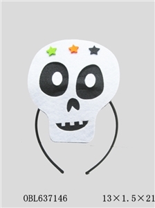 White skeleton hair clip - OBL637146