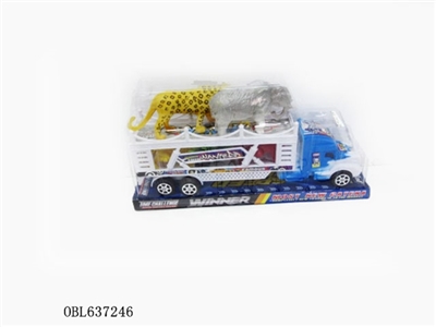 Spray paint inertia double-decker train 4 animal tree - OBL637246