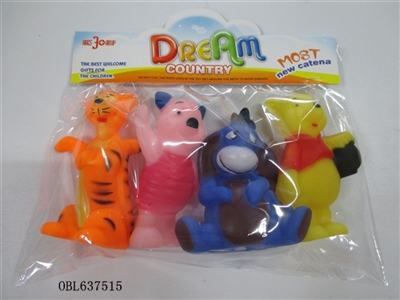 Four zhuang lining plastic winnie the pooh - OBL637515