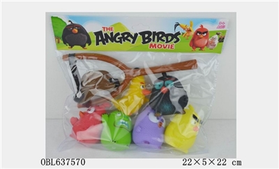 The latest version of angry birds six bird suit with a bow - OBL637570