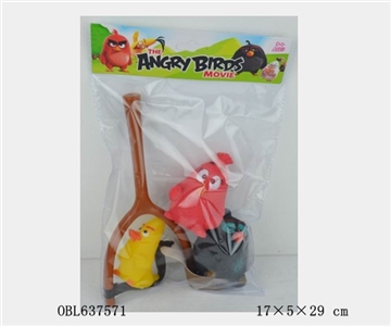 The latest version of angry birds three bird suit with a bow - OBL637571