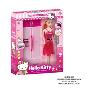 Hello Kitty pink solid color combination pattaya pyrene in the kitchen - OBL637577