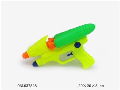 双喷头双瓶实色水枪 - OBL637828