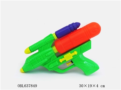 双喷头大小2瓶实色水枪 - OBL637849