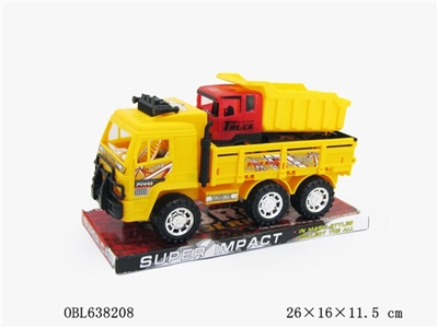 Solid color slide seat inertia engineering vehicle four wheel plated on truck - OBL638208