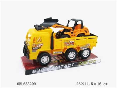 Solid color wheel plated on inertial engineering vehicle slide three new truck - OBL638209