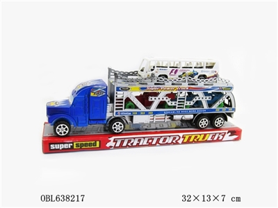 FRICTION DOUBLE DECK TRAILER - OBL638217