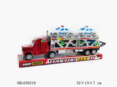 FRICTION DOUBLE DECK TRAILER - OBL638218