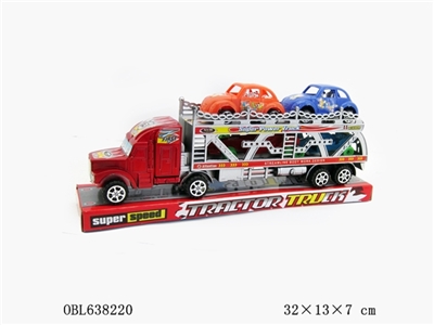FRICTION DOUBLE DECK TRAILER - OBL638220