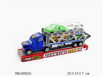FRICTION DOUBLE DECK TRAILER - OBL638221