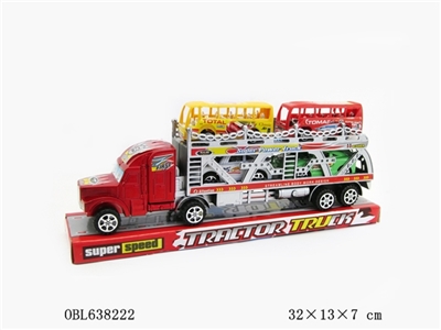 FRICTION DOUBLE DECK TRAILER - OBL638222