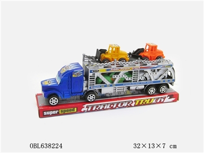 FRICTION DOUBLE DECK TRAILER - OBL638224