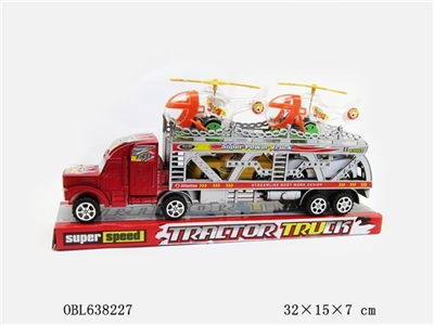 FRICTION DOUBLE DECK TRAILER - OBL638227