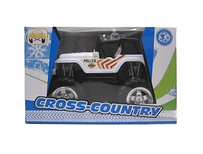 Inertial open-topped jeep police car - OBL638308