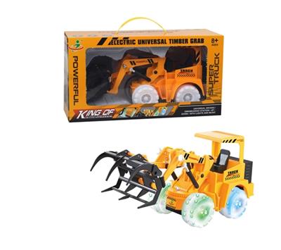 Electric engineering vehicle (wood grabbing machine, five lights, music) - OBL638315