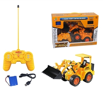 Remote control stunt light truck (bulldozers. 5 passband seven lights. Equipped with 3.6 V rechargea - OBL638319