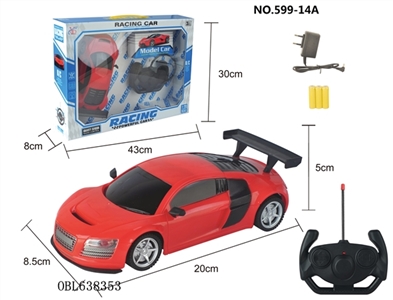 Four-way remote audis 1:20 - OBL638353