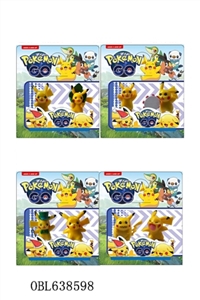 2 inch pokemon 2 doll card installed, only 4 style - OBL638598