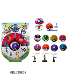 2 inch pokemon eight figures 1 only 3 inch pokemon ball 1 2-2.5 inch characters, paragraph 1 - OBL638609