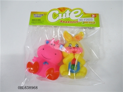 Two lining plastic animal zhuang - OBL638968