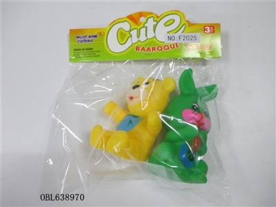 Two lining plastic animal zhuang - OBL638970