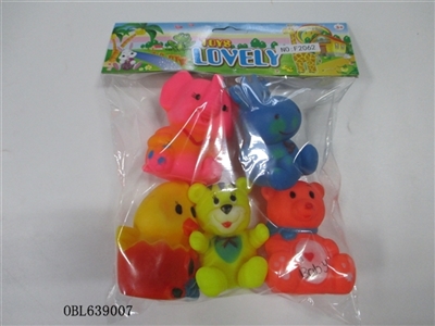 5 zhuang lining plastic animals - OBL639007