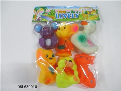 Six lining plastic animal zhuang - OBL639010