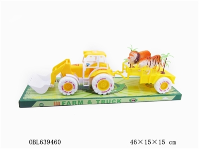 Farmer tractors animals - OBL639460