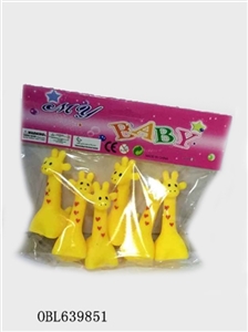 Six evade glue baby giraffe - OBL639851