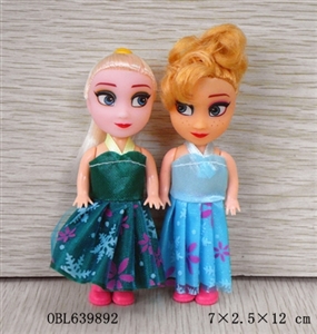 3.5 -inch fashion bags of solid body snow princess OPP clip - OBL639892