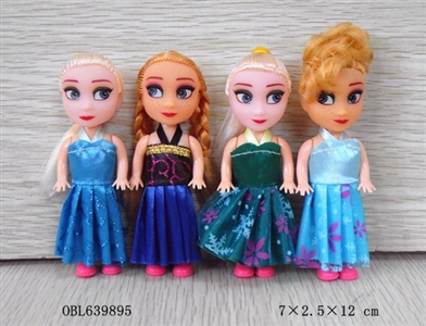 3.5 -inch fashion bags of solid body snow princess OPP clip - OBL639895