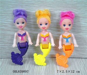 3.5 -inch fashion filleting barbie princess OPP card bag - OBL639897