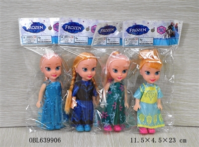 6.5 -inch fashion bags of solid body snow princess OPP clip - OBL639906